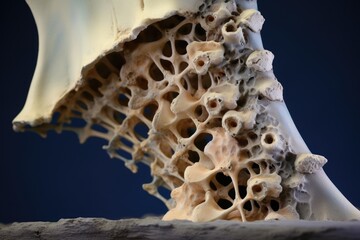 This image provides a detailed, unobstructed view of the intricate structure of a human skull, Lumbar spine displaced herniated disc fragment, AI Generated - obrazy, fototapety, plakaty