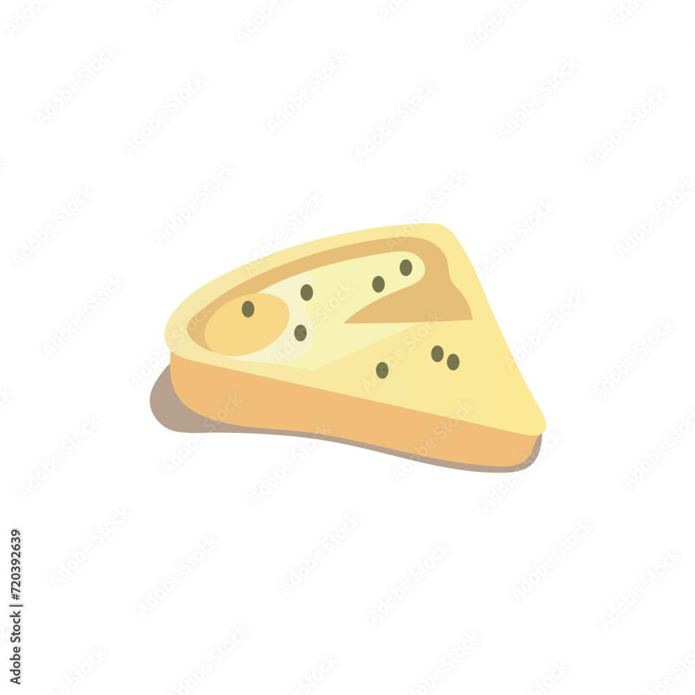 Poster food element of colorful set. this freshly baked buns in artistic representation showcase design and