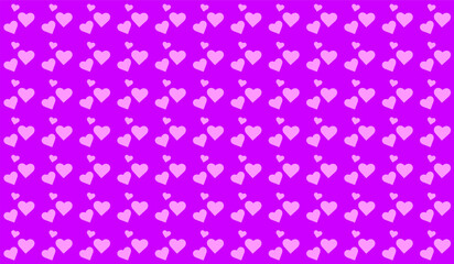 abstract purple background with hearts