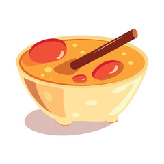 Pancakes element of colorful set. In this work of art, design expertise and sweet temptation merge to create a visually stunning and mouth-watering masterpiece of pancake batter. Vector illustration.