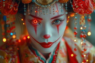 Kabuki Cyborg Warrior