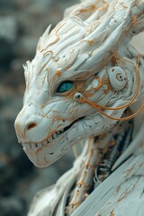 Yokai-inspired Cyborg Creature