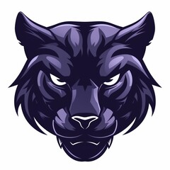 Striking Esports Logo of a Prowling Panther with Flat Design Generative AI - obrazy, fototapety, plakaty