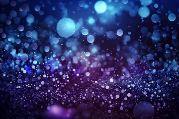 Celestial Bokeh Effect: Stardust Particles created with Generative AI technology