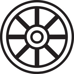 Obraz premium circle shape, icon