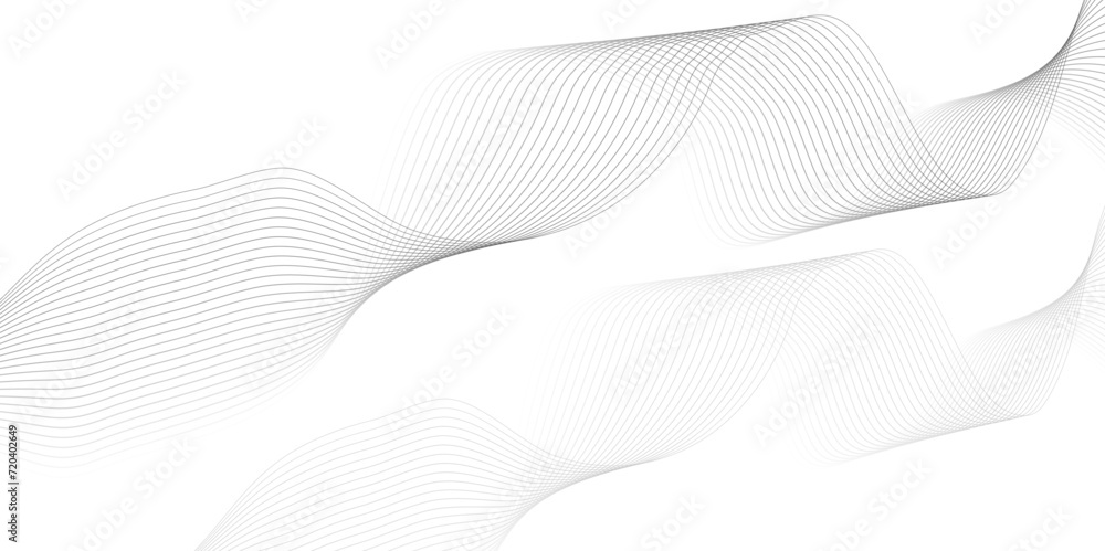 Poster abstract wave lines dynamic flowing colorful light isolated background. illustration design element 
