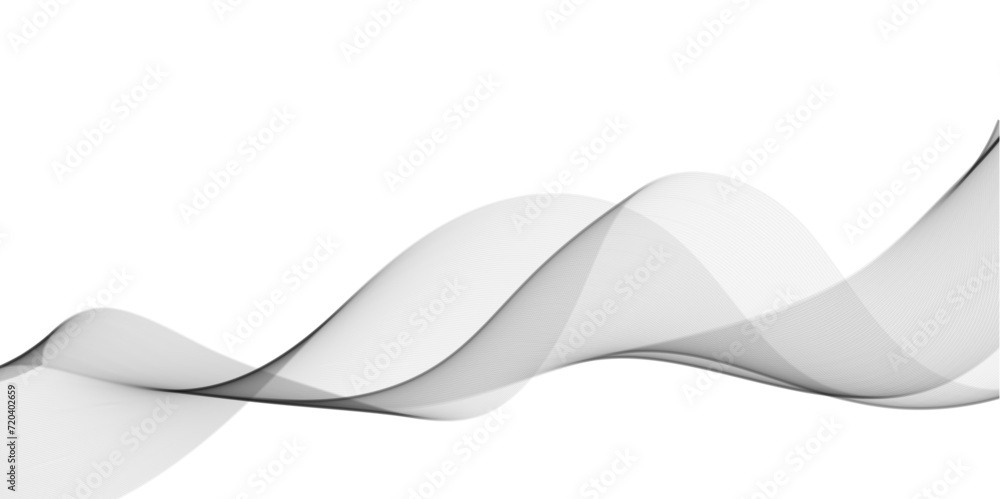 Poster abstract wave lines dynamic flowing colorful light isolated background. illustration design element 