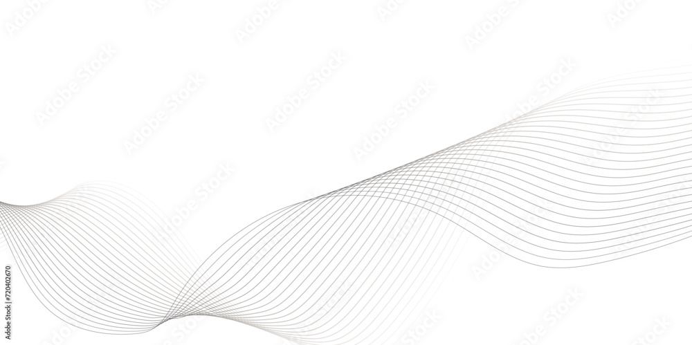 Poster abstract wave lines dynamic flowing colorful light isolated background. illustration design element 