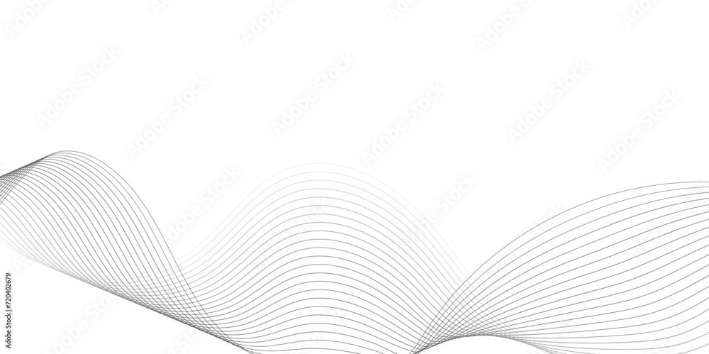 Poster abstract wave lines dynamic flowing colorful light isolated background. illustration design element 
