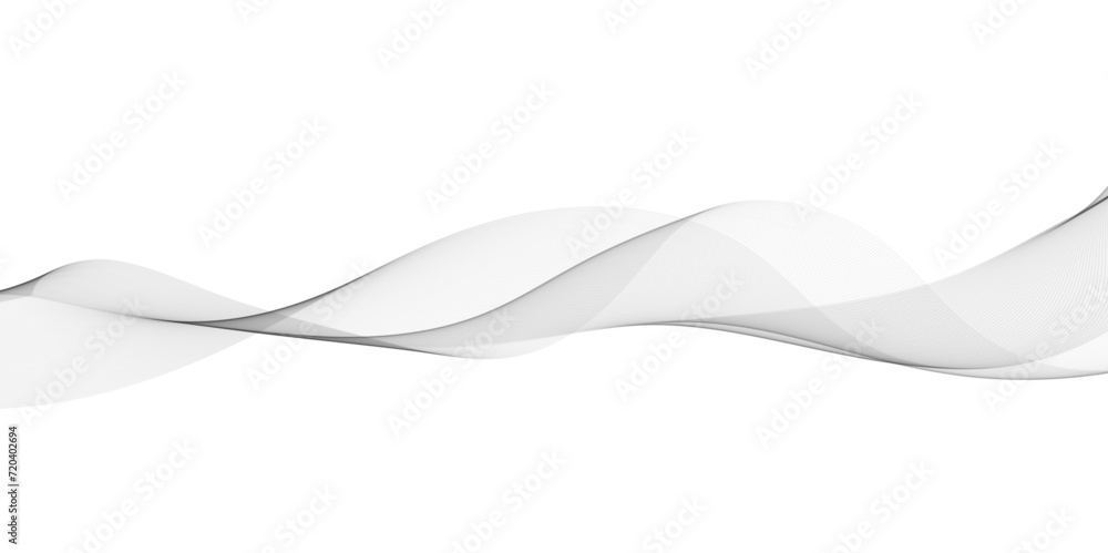 Poster abstract wave lines dynamic flowing colorful light isolated background. illustration design element 