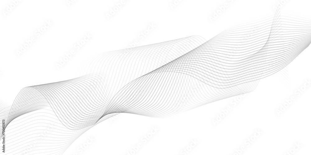 Poster abstract wave lines dynamic flowing colorful light isolated background. illustration design element 