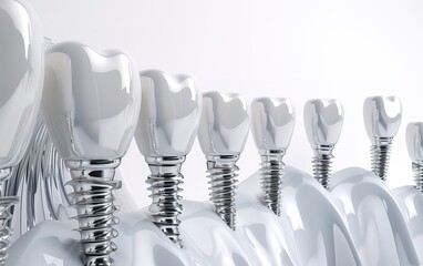 Highly detailed dental implant model: ideal illustration for medical and educational use