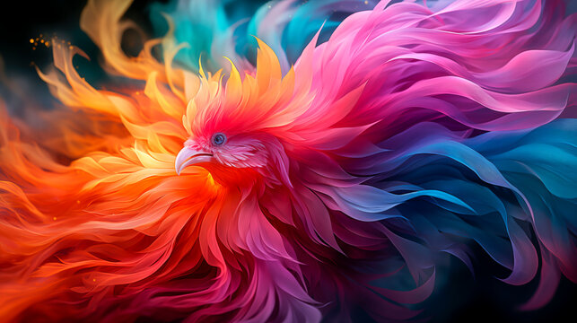 fabulous colorful cockerel 