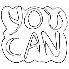 
Text that you can create a doodle design for.