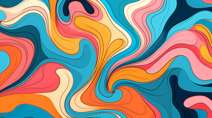 Cute graffiti art abstract background poster web page PPT, art background