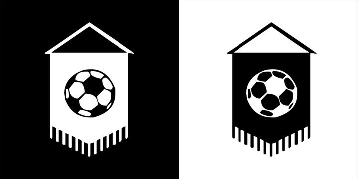 Illustration vector graphics of soccer icon