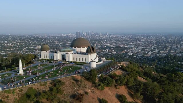 Griffith Observatory Los Angeles California Verdigo effect
