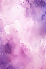 Purple watercolor abstract painted background on vintage paper background