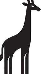 Sky-High Elegance: Giraffe Silhouette