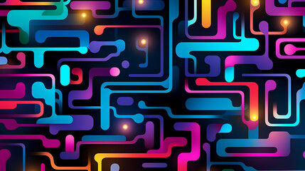 Abstract seamless doodle background, artistic background