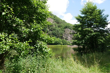 Saar an der Saarschleife bei Mettlach