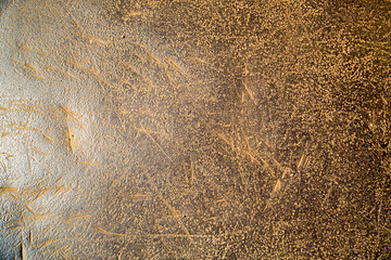 Weathered iron wall with seamless background of iron 