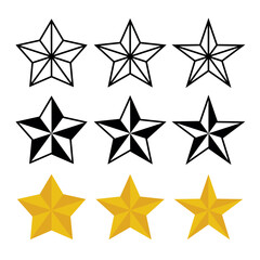 Stars set multiple styles