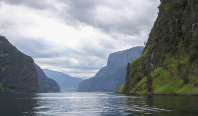 Fototapeta na wymiar Nærøyfjord - Gudvangen - Norway