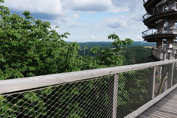 Baumwipfelpfad an der Saarschleife bei Cloef