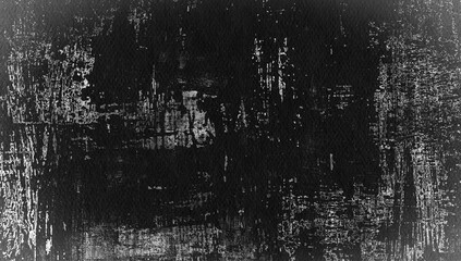 Fototapeta premium Black and white vintage scratched grunge isolated on background, old film effect. Distressed old paper abstract stock texture overlays. space for text.