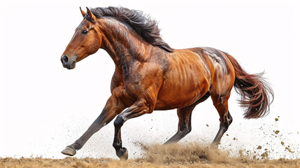 Akhal-Teke, rarest horse breed. The most beautiful horse in the world, a horse is worth a million dollars. Akhal-Teke stallion running in trot 