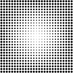 Abstract halftone dot pattern inverted