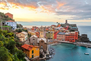 Tuinposter Vernazza, La Spezia, Liguria, Italy in the Cinque Terre Region © SeanPavonePhoto