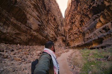 They say that canyon is where Lawrence of Arabia took refuge