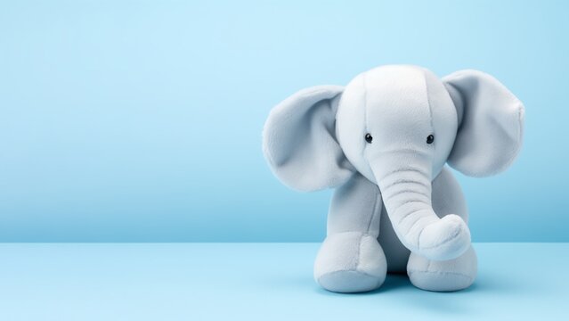 Une peluche &eacute;l&eacute;phant pour petit gar&ccedil;on