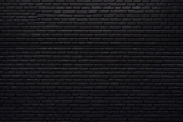 black brick wall