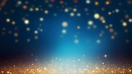 Obraz premium Abstract glitter lights background. Blurred bokeh effect