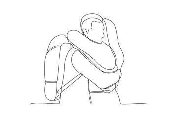 Continuous one line drawing You Have Arrived concept. Doodle vector illustration.