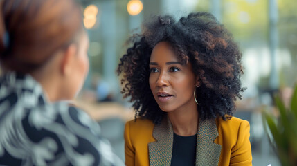 Obraz premium Confident Businesswoman in Modern Corporate Setting. Created with Generative AI technology 