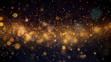 Obraz premium Featuring stunning soft bokeh lights and shiny elements. Abstract festive and new year background