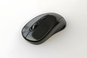 Sleek modern wireless mouse isolated on white. perfect for office and home use. technological simplicity. AI