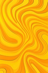 Yellow groovy psychedelic optical illusion background