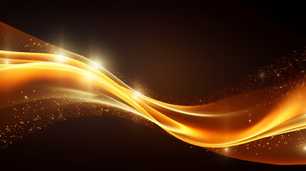 Abstract geometric lines background, technological lines background and light effects, 3D rendering