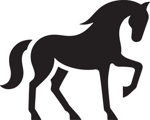 Majestic Steed: Horse Silhouette
