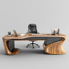 Modern Mastery: Advanced Design Techniques for a Well-Organized Office Desk.