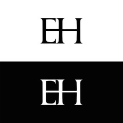 EH logo. E H design. White EH letter. EH, E H letter logo design. Initial letter EH linked circle uppercase monogram logo. E H letter logo vector design. top logo, Most Recent, Featured,