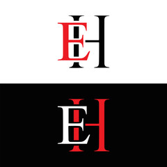 EH logo. E H design. White EH letter. EH, E H letter logo design. Initial letter EH linked circle uppercase monogram logo. E H letter logo vector design. top logo, Most Recent, Featured,