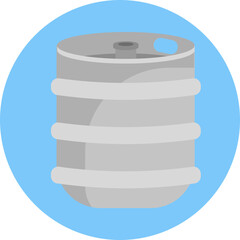 Beer Barrel Vector Graphic: Whether you're designing for a brewery or a beer enthusiast, this icon adds a touch of authenticity to your visual storytelling.