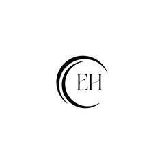 EH logo. E H design. White EH letter. EH, E H letter logo design. Initial letter EH linked circle uppercase monogram logo. E H letter logo vector design. top logo, Most Recent, Featured,