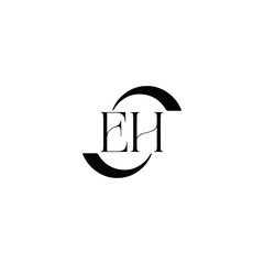 EH logo. E H design. White EH letter. EH, E H letter logo design. Initial letter EH linked circle uppercase monogram logo. E H letter logo vector design. top logo, Most Recent, Featured,
